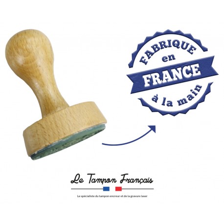 Tampons rond en bois - Fabriqué en France à la main